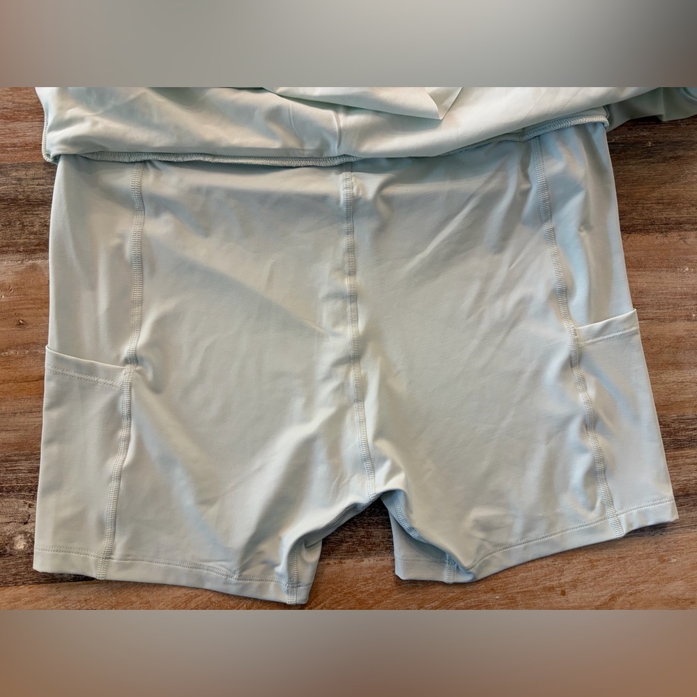 CALIA Double Layer Mesh Skort NWT Women’s Large Mint 15” Golf Skort UPF 50+ - Picture 13 of 13